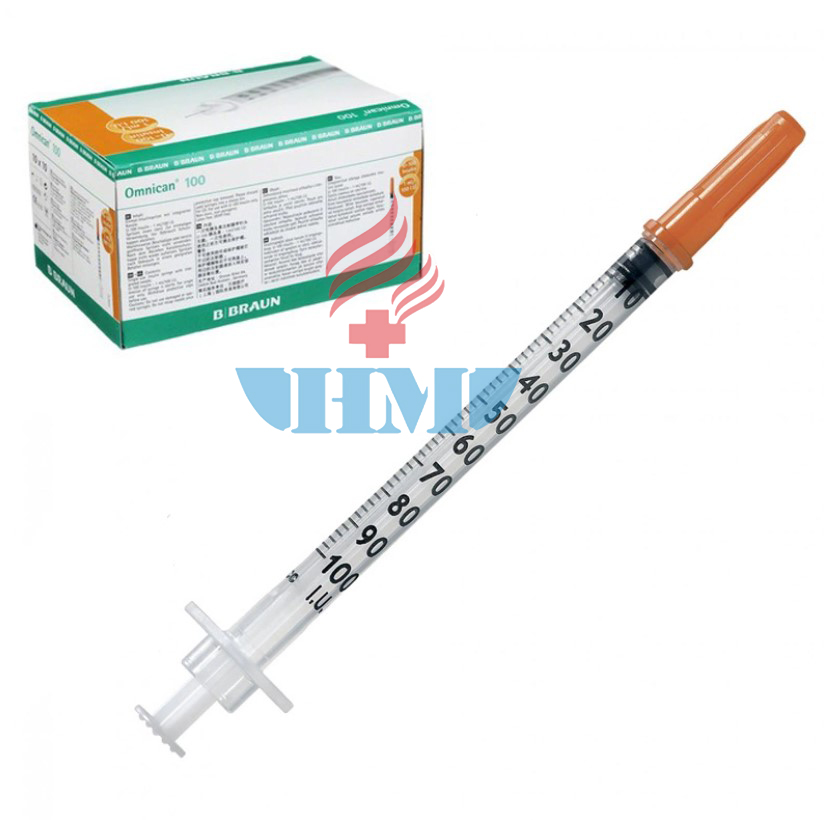 Bơm tiêm Insulin 1ml 100IU